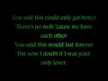 Escape The Fate - Harder Than You Know (Lyrics ...