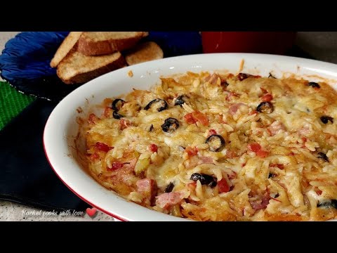 Delicious Leftover Ham and Orzo Casserole ❤️