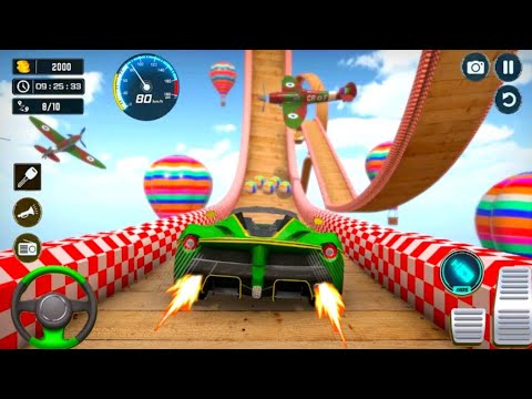Ramp Car Stunts Racing Simulator 2024 - Impossible Mega Tracks 3D - Android GamePlay