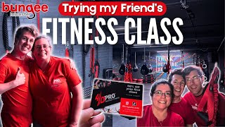 Trying My Friend's Fitness Class | Going to the gym with friends | Bungee Fitness UK