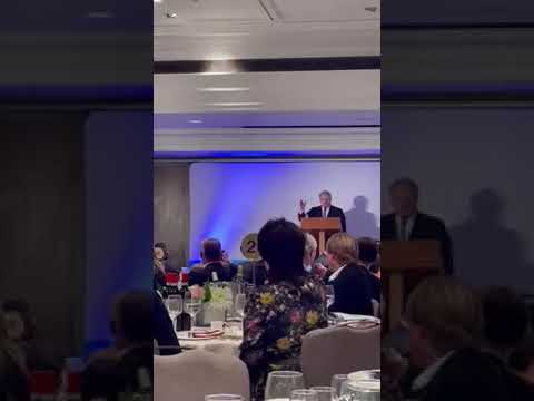 Boris Johnson spouting lies & nonsense at £500 a ticket Conservative Party fundraiser in 2021