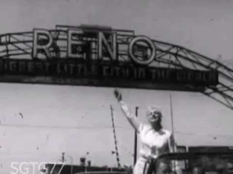 Marilyn Monroe Rare Footage - A Victory Wave In Reno