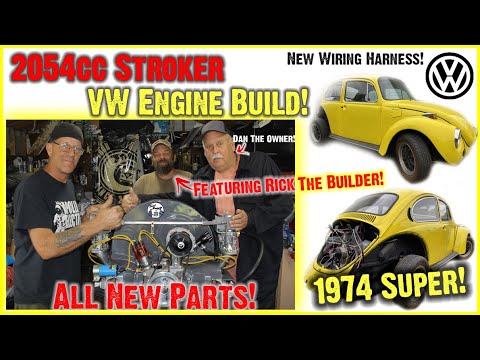 2054cc Stroker VW Engine Build For The StinkBug! (Featuring Rick The Builder!)
