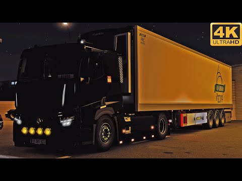 [TS-PC] ETS2 4K | FSG MAP | RENAULT T EVO 520 | MULHOUSE 🇫🇷 - WITTENHEIM 🇫🇷 | NIGHT DRIVE