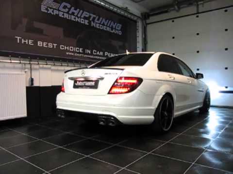 Mercedes C63 AMG with Akrapovic exhaust (REVS & SOUND), BMC filters and Tuning 550 HP
