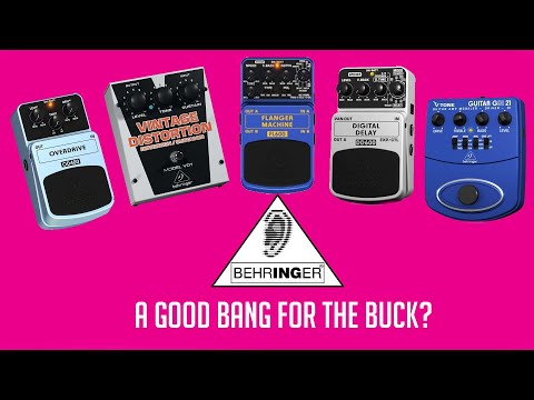 Pedal Talk: Behringer Guitar Pedals, Are they any good?