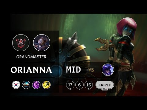 Orianna Mid vs Ryze - KR Grandmaster Patch 9.9