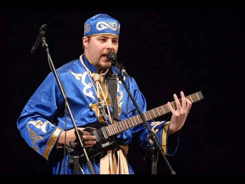 Siberian music and throat singing. Sayan Andriyanov, Bugotak project at Ethnic festival "Taiga"
