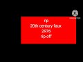 20th Century Faux Destroyed New