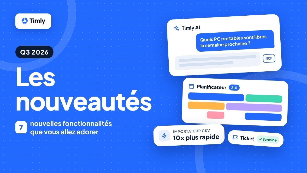 Les nouveautés Timly – Q3 2026