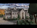 Bloxburg Traditional Texas Mansion SpeedBuild Part 1 1 9M