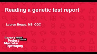 Reading a Genetic Test Report