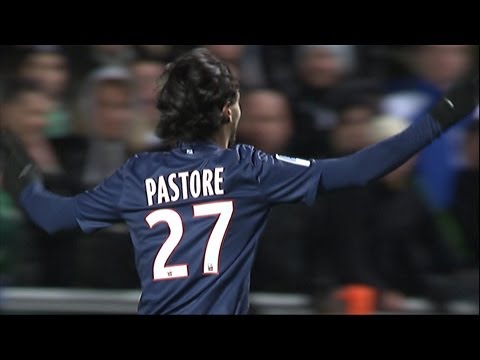 Goal Javier PASTORE (9') - AS Saint-Etienne - Paris Saint-Germain (2-2) / 2012-13