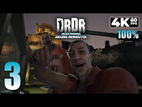 Dead Rising: Deluxe Remaster (PC) - 4K60 Walkthrough 100% Part 3 - An Odd Old Man & The Convicts
