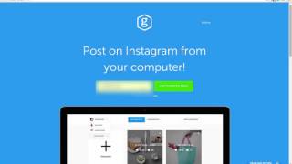 How to upload Pictures to Instagram from PC/Computer *Free easiest way*