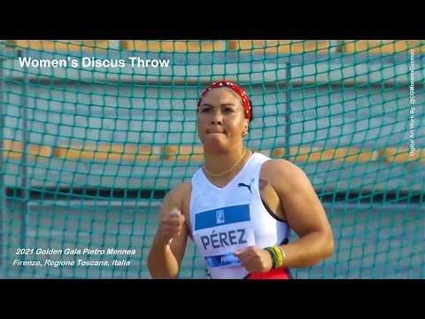 Women's Discus Throw.  Golden Gala Pietro Mennea.  Firenze, Regione Toscana, Italia.  (10/6/2021).