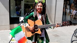 12 Year Old Portia McLaughlin has now begun playing guitar and performs "Zombie" for the first time