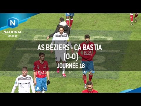 J18 : AS Béziers - CA Bastia (0-0), le résumé