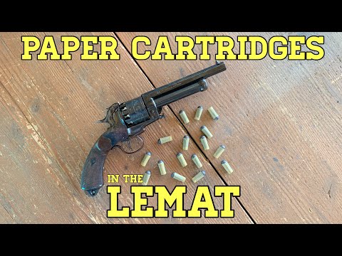LeMat Revolver: Shooting Paper Cartridges