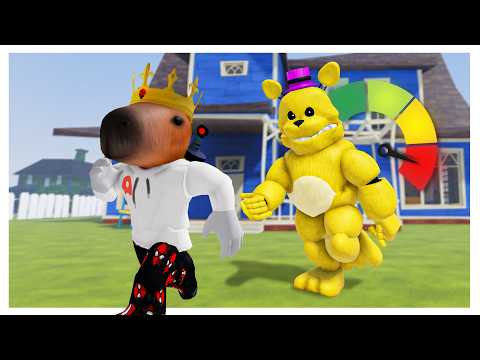 EL ANIMATRÓNICO más RAPIDO de hello neighbor roblox