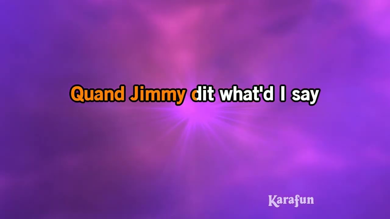 Quand Jimmy dit - Patricia Kaas | Karaoke Version | KaraFun