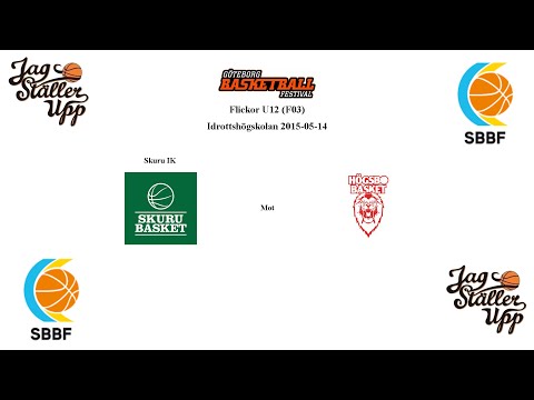 Skuru IK (F03 - Lag 1) mot Högsbo Basket - EB - 2015-05-14