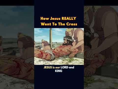 How Jesus REALLY Went To The Cross???? #shorts #youtube #newtestament #jesus #bible #fypシ