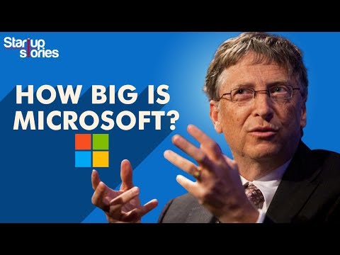 How Big Is Microsoft | Microsoft vs Apple | Net Worth | Bill Gates | Satya Nadella | Startup Stories Video