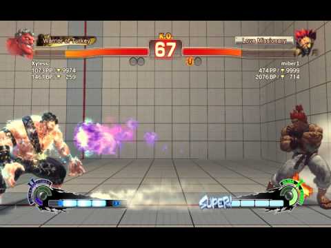 Xyless (Hakan) vs miber1 (Akuma) - Ranked Match