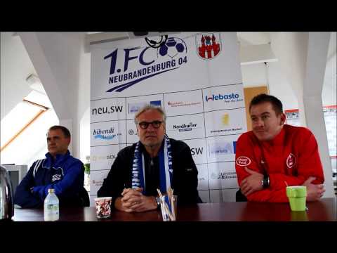 Pressekonferenz 1. FC Neubrandenburg 04 vs. SV Lichtenberg 47  2:1 10. Spieltag 14/15