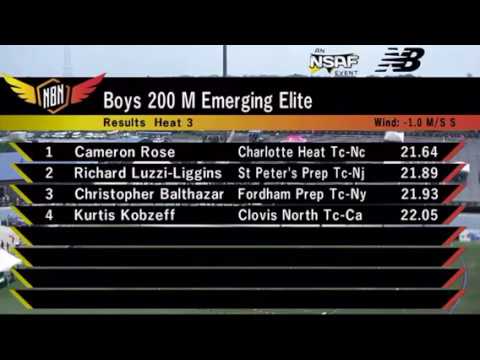 Malachi’s 200M at 2018 New Balance Nationals