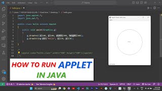 How to run Applet: A Step-by-Step Guide #youtube
