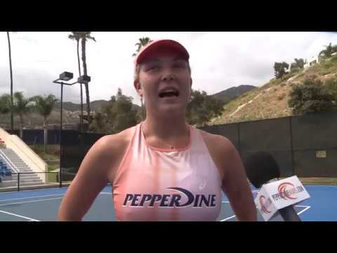 Ashley Lahey After Waves Advance to Wake Forest