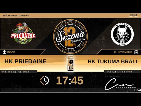 2022 11 13 HK Priedaine - HK Tukuma Brāļi