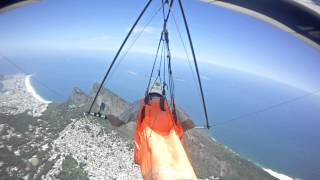 preview picture of video 'Hang gliding to the statue of Chrits / Asa delta para Cristo Redentor'