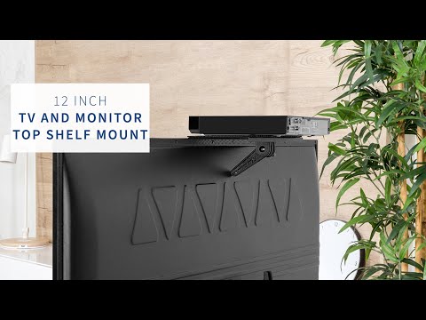 MOUNT-SFTV1 Black Top Shelf TV Mount by VIVO