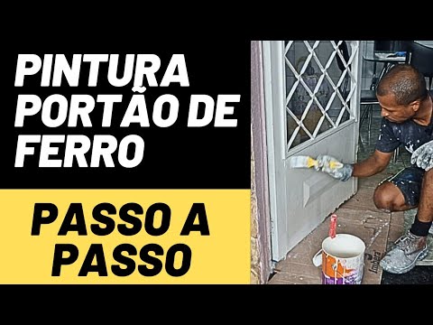 HOW TO PAINT AN ALREADY PAINTED IRON GATE