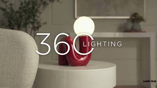 1_Watch A Video About the Fondant Velvet Red Accent Lamp