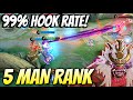 Can This MVP Franco Hooks WIN The 5 Man Ranked Match Franco Gameplay MLBB