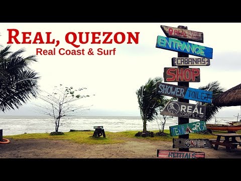 MoTour goes to Real Coast and Surf, Quezon province│Surfing and Seafood trip [ENG SUB] Video