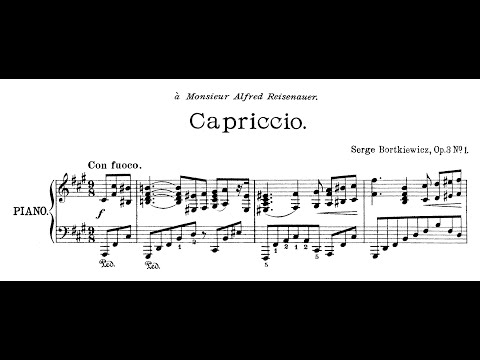Sergei Bortkiewicz - 4 Pieces for Piano, Op.3 (Somero)