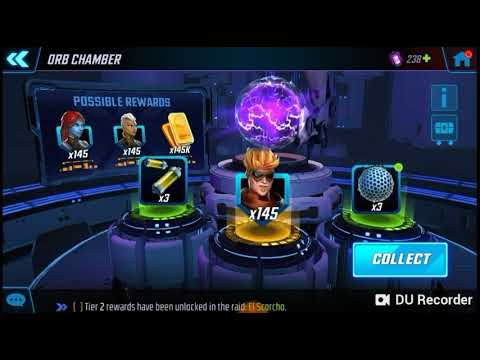 Marvel Strike Force opening 15 uncanny orbs
