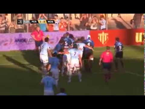 Top 14 2013 2014 6ème journée   Perpignan VS Montpellier