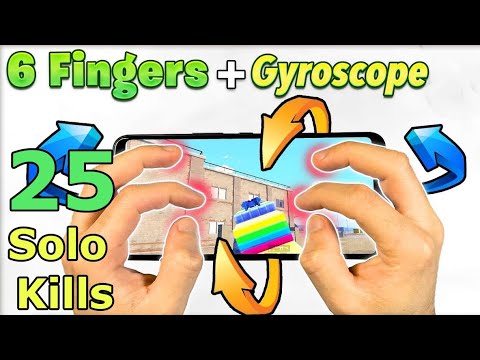 Sevou 6 Fingers + Gyroscope HANDCAM I 25Kills I PUBG Mobile [X2Xtreme] GAMEPLAY
