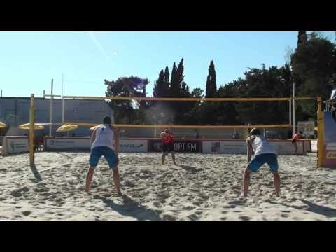 10 Beach volleyball Russia championship 2016  Sochi  Safonov Andrianov and Firsov Jirkov