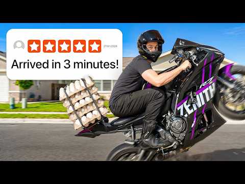 I Tried Delivering Groceries on a Motorcycle