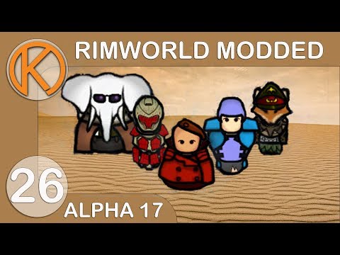 TILED BARN | RimWorld Modded - Ep. 26 | Let's Play RimWorld Modded Alpha 17 Gameplay