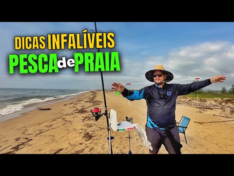 Dicas gerais PESCA de PRAIA para INICIANTES! Tudo em um vídeo!!!