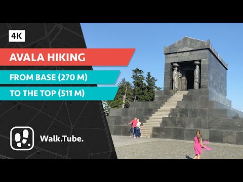 [4K] Avala Hiking trail - from base to top