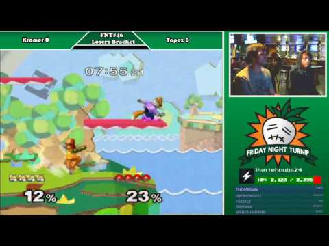 Friday Night Turnip 46 Kramer (Fox) Vs. Tapez (Samus) - Losers Bracket